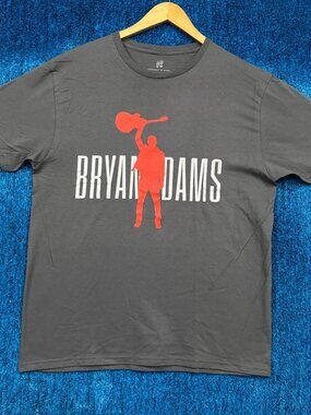 Bryan Adams Self Titled Graphic T-Shirt Size Large